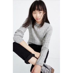 Madewell Gray Turtleneck Sweater